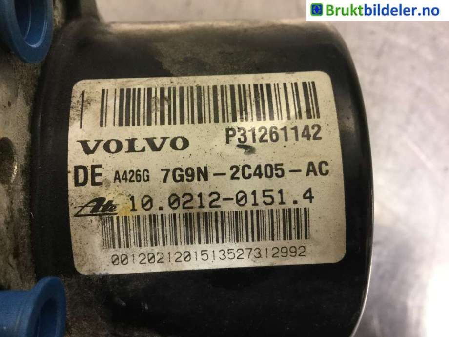 ABS sentral til Volvo S80 2006-2013 (Type II, Fase 1)  (VOLVO|31261142||7G9N-2C405-AC)