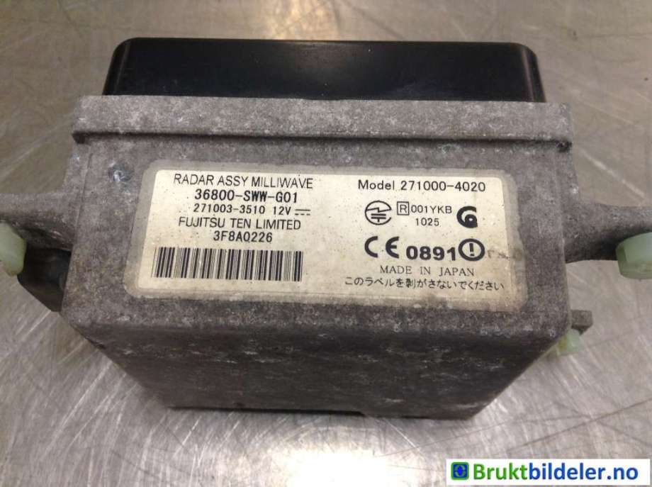 Sensor radar til Honda CR-V 2007-2012 (Type III) (HONDA|36800-SWW-G01|271000-4020|271003-3510)