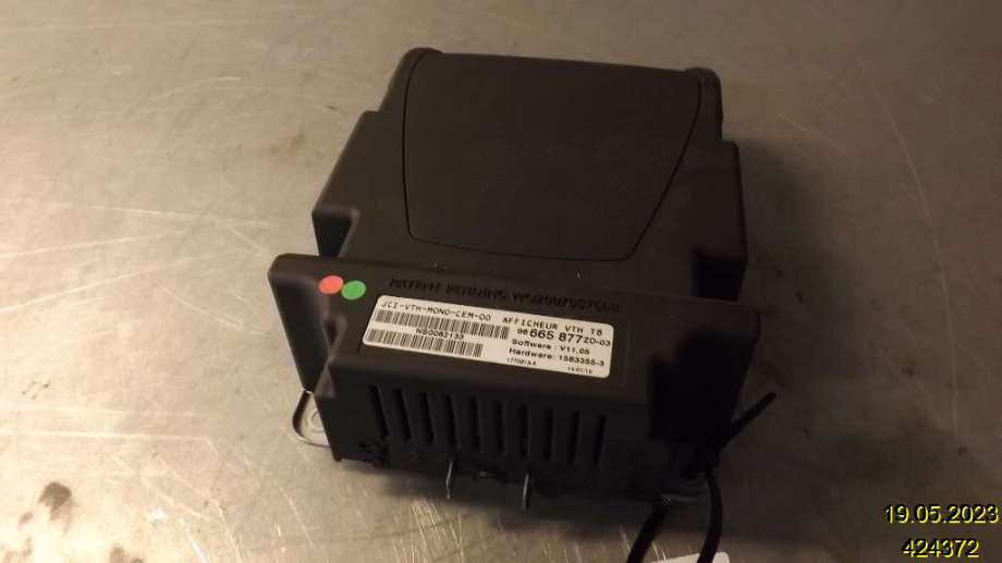 Multimedia display (MCU - Media Controller Unit) til Peugeot 3008 2009-2016 (Type I)  (PEUGEOT|96 665 877 ZD|)