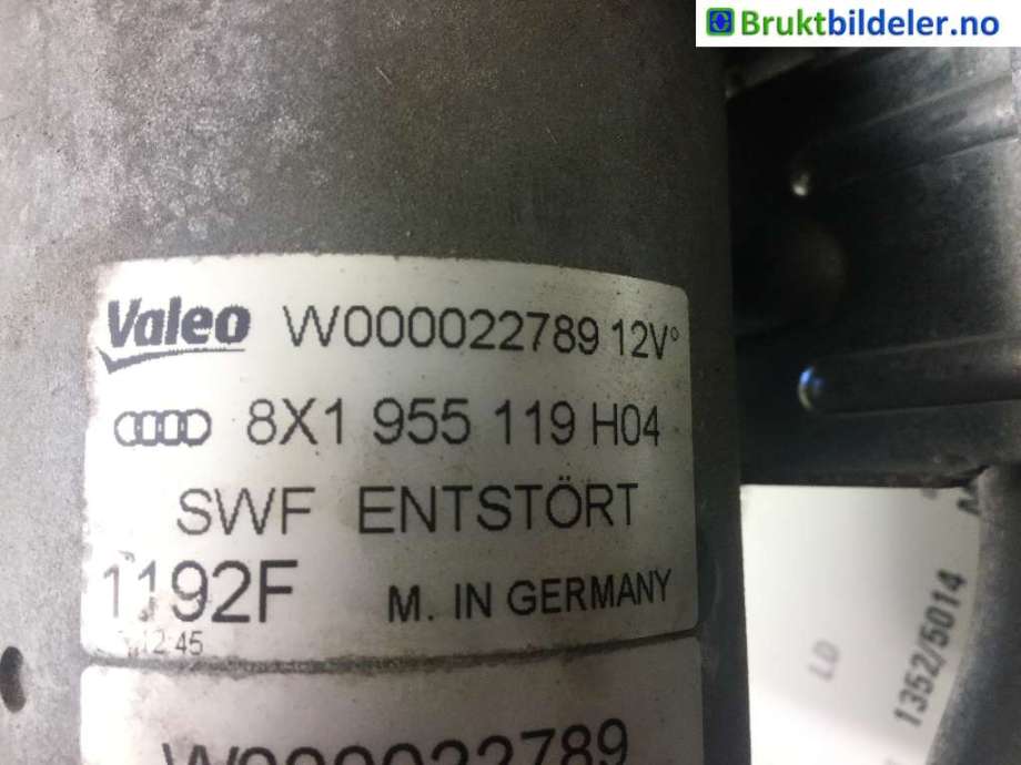 Baklukedemper til Audi A1 2010-2014 (Type I, Fase 1) (AUDI|8X4 827 552 01S|)
