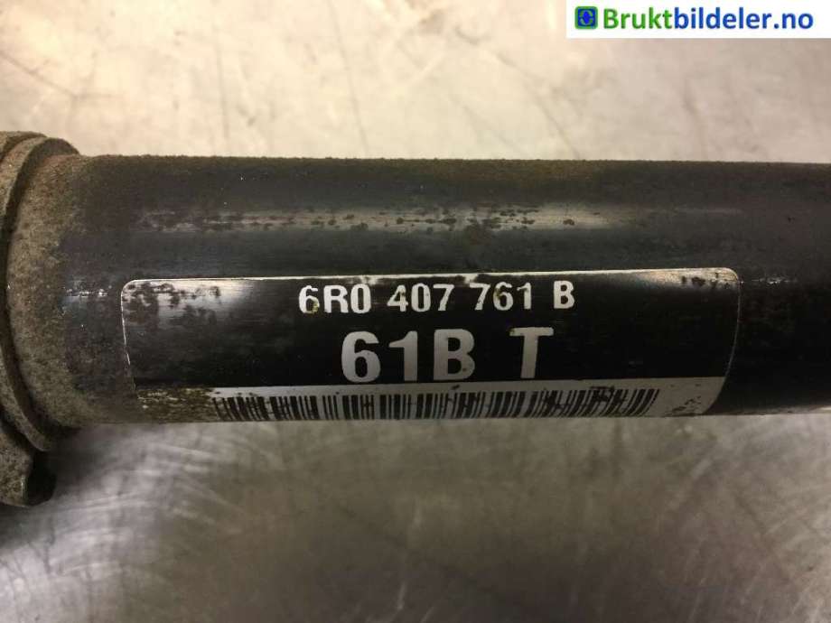 Drivaksel venstre foran til Audi A1 2010-2014 (Type I, Fase 1)  (AUDI|6R0 407 761 B|)