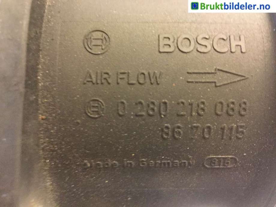 Luftmengde/luftmassemåler til Volvo V70 2000-2004 (Type II, Fase 1)  (VOLVO||0 280 218 088|86 70 115)