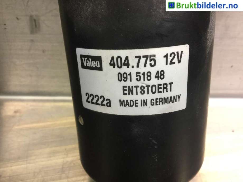 Viskermotor frontrute til Volvo V70 2000-2004 (Type II, Fase 1)  (VOLVO|091 518 48|404.775|)