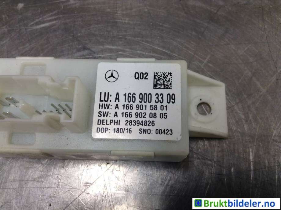 Styreenhet diverse til Mercedes B-Klasse 2011-2018 (W246) (W246) (MERCEDES|A 166 900 33 09|28394826|)