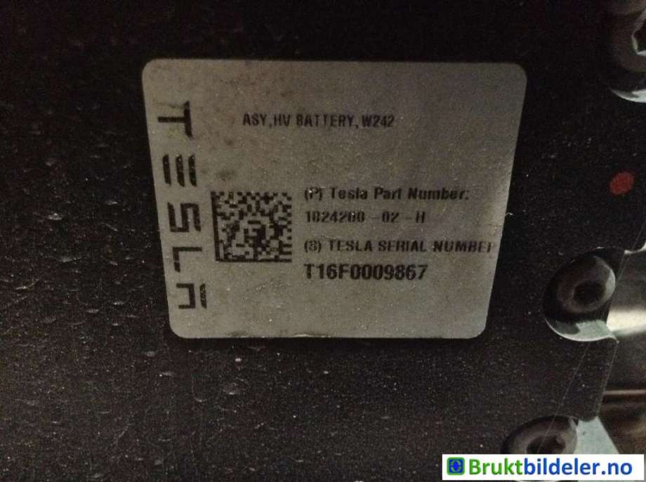 Batteripakke elbil til Mercedes B-Klasse 2011-2018 (W246) (W246) (MERCEDES|A 242 343 00 00|1014639-03-K|)