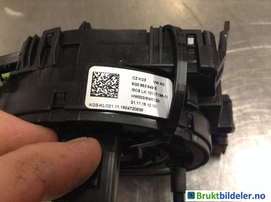 Airbag slepering til VW e-Golf 2014-2017 (Fase 1)  (VOLKSWAGEN|5Q0 953 549 E|)