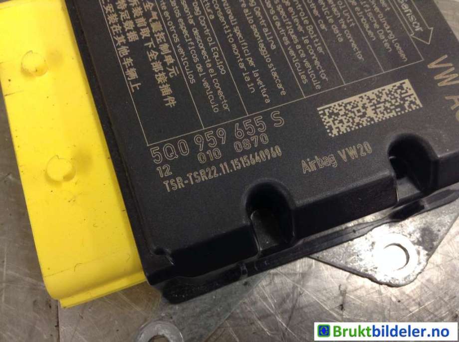 Airbag elektronikk til VW e-Golf 2014-2017 (Fase 1)  (VOLKSWAGEN|5Q0 959 655 S|5WK44882|)