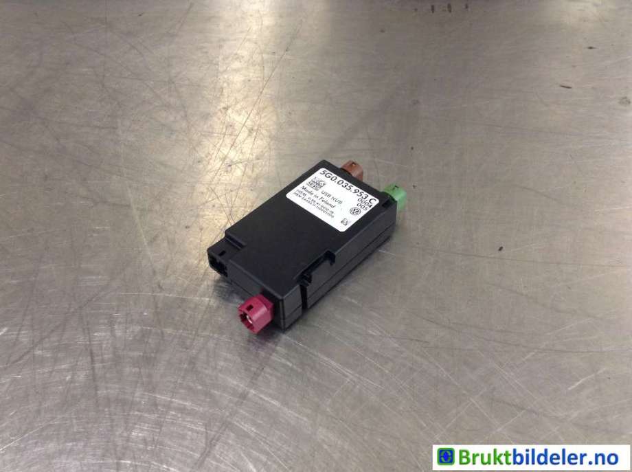 Bilstereo diverse til VW e-Golf, 2014-2017 (Fase 1)  (VOLKSWAGEN|5G0 035 953 C)