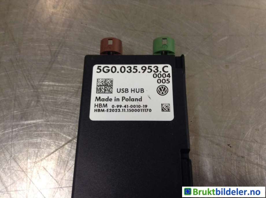 Bilstereo diverse til VW e-Golf 2014-2017 (Fase 1)  (VOLKSWAGEN|5G0 035 953 C|)