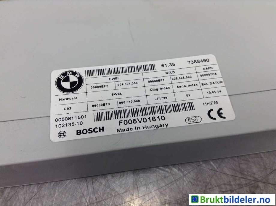 Styreenhet elektrisk bakluke til BMW 3-Serie 2012-2018 (F30/F31/F34) (F30/F31/F34) (BMW|61 35 7 388 490|F 005 V01 610|)