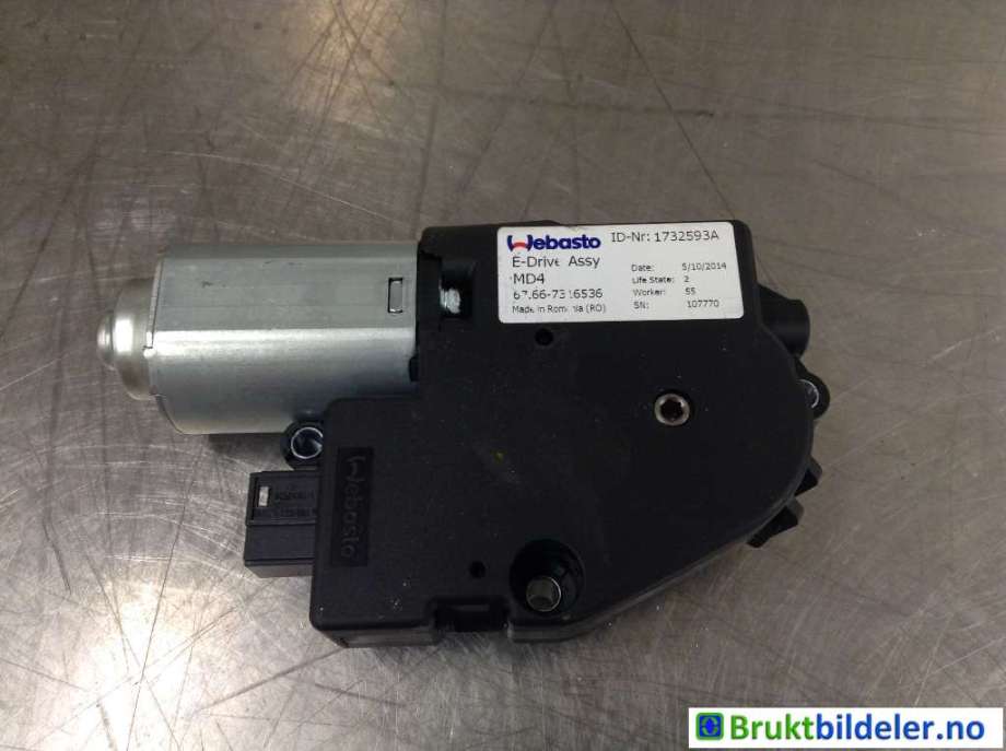 Takluke motor til BMW 3-Serie 2012-2018 (F30/F31/F34) (F30/F31/F34) (BMW|67 66 7 316 536|1732593A|)
