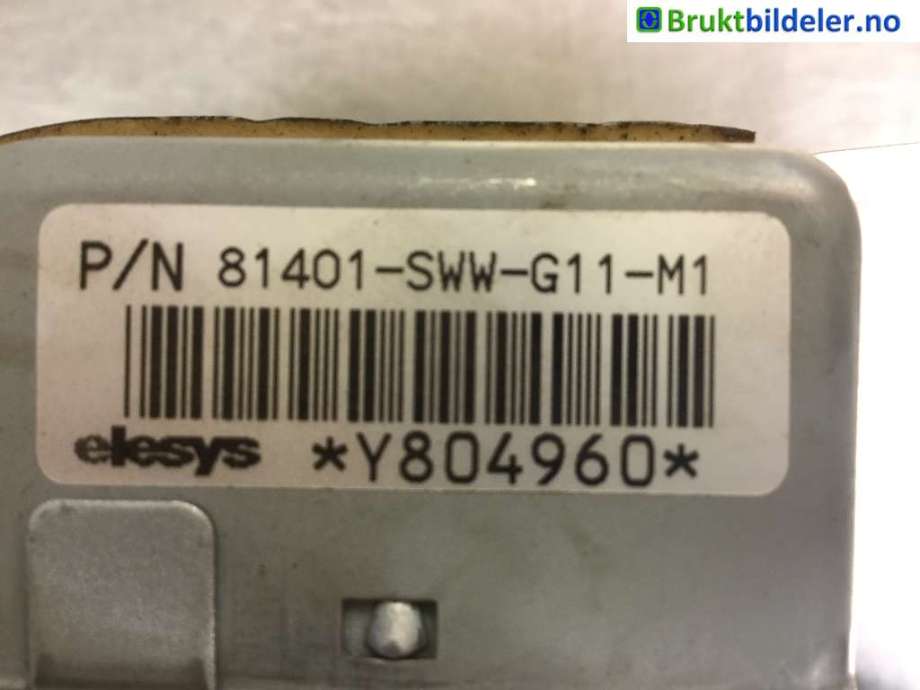 Styreenhet diverse til Honda CR-V 2007-2012 (Type III) (HONDA|81401-SWW-G11-M1|)