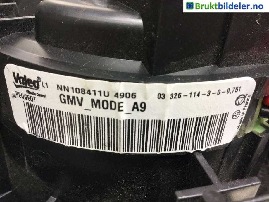 Varmeapparat motor til Peugeot 2008 2013-2019 (Type I)  (PEUGEOT||NN108411U 4906)