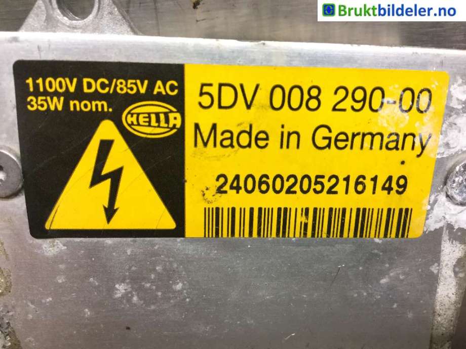 Styreenhet xenon/ballast til Audi A6 2005-2008 (Type III, Fase 1) (C6) (C6) (AUDI||5DV 008 290-00)