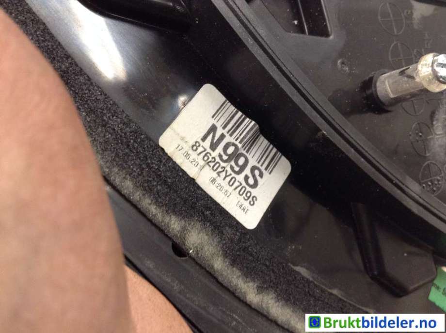 Speil høyre til Hyundai Ix35 2010-2015  (HYUNDAI|87620 2Y070|)