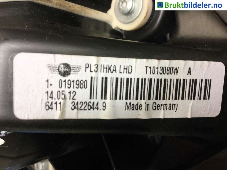 Varmeapparat motor til Mini Countryman 2010-2016 (R60) (R60) (MINI|64 11 3 422 644.9|T1013080W|)