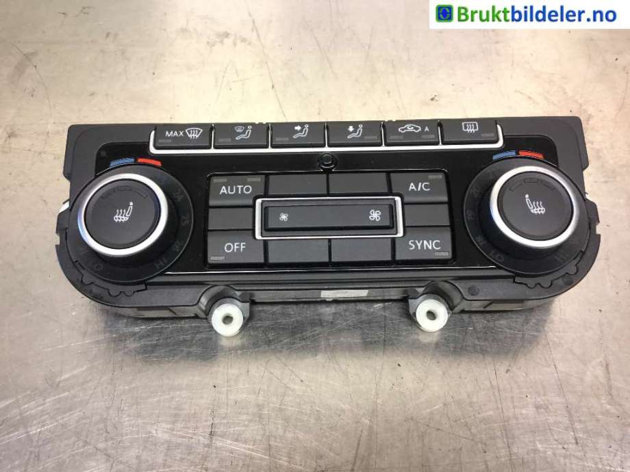 Varmeapparat betjening til VW Golf, Plus/Cross 2009-2013 (Fase 2) (VOLKSWAGEN|5K0 907 044 GK|)