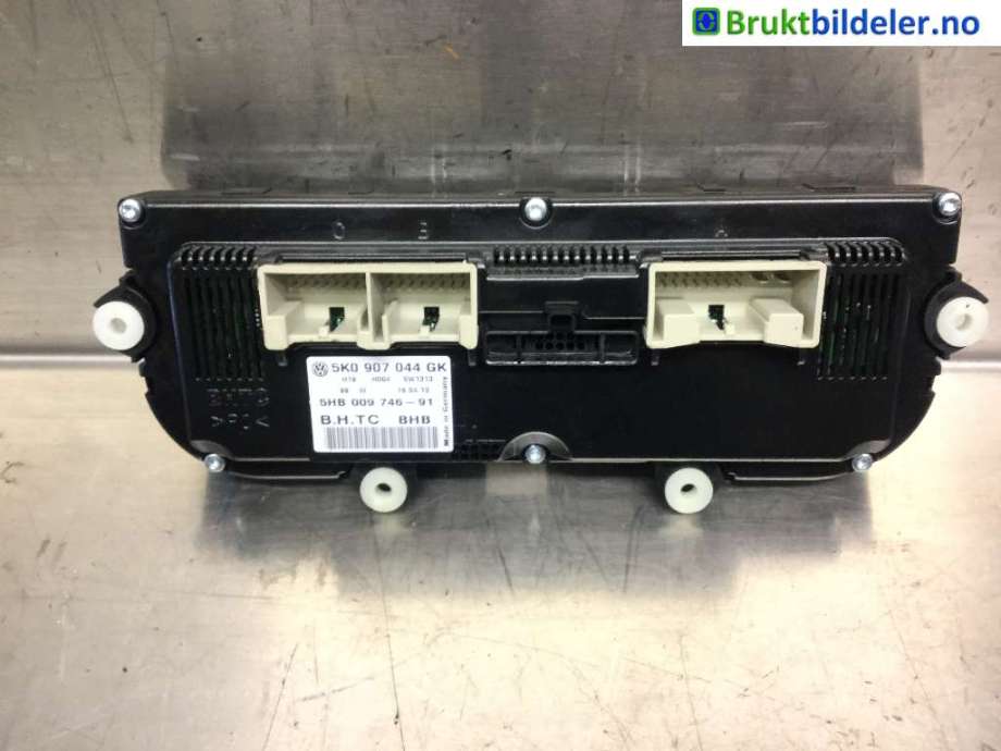 Varmeapparat betjening til VW Golf, Plus/Cross 2009-2013 (Fase 2) (VOLKSWAGEN|5K0 907 044 GK|)