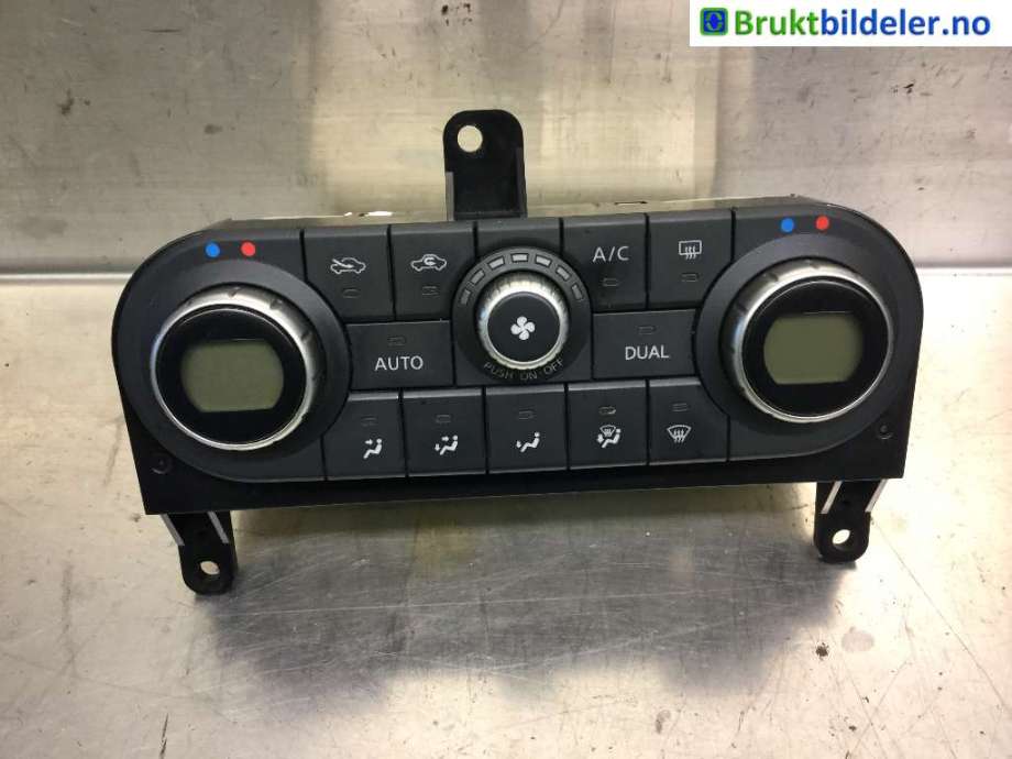 Varmeapparat betjening til Nissan Qashqai, 2007-2010 (Type I, Fase 1)  (NISSAN|27500 JD45C)