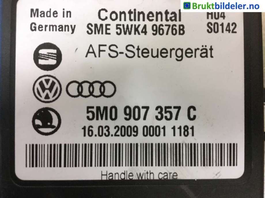 Styreenhet diverse til VW Tiguan 2007-2011 (Type I, Fase 1) (VOLKSWAGEN|5M0 907 357 C|)
