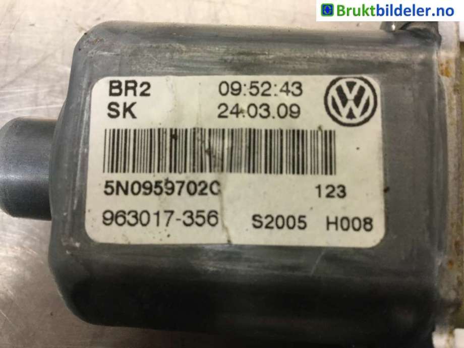 Ruteheis høyre foran til VW Tiguan 2007-2011 (Type I, Fase 1)  (VOLKSWAGEN|5N0 959 702 C|)