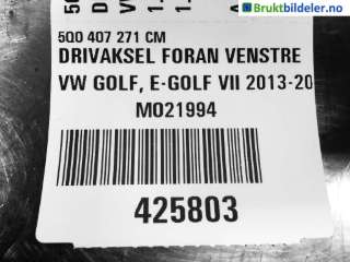 Drivaksel venstre foran, elbil til VW e-Golf,   (VOLKSWAGEN|5Q0 407 271 CM)