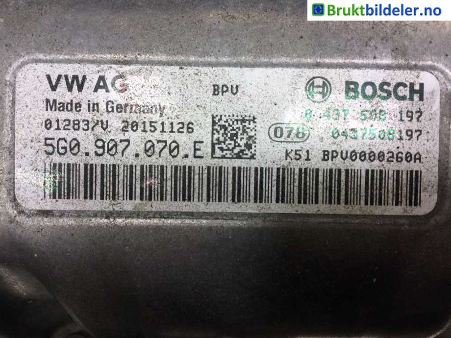 Inverter hybrid til VW e-Golf 2014-2017 (Fase 1)  (VOLKSWAGEN|5G0 907 070 E|0 437 508 197|)