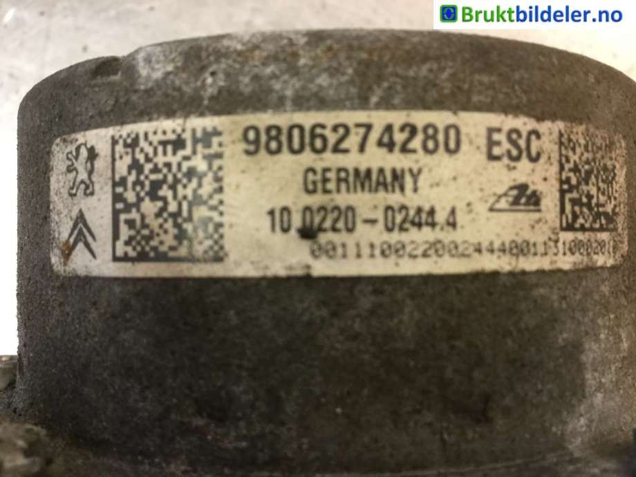 ABS sentral til Peugeot 2008 2013-2019 (Type I)  (PEUGEOT|98 062 742 80|)