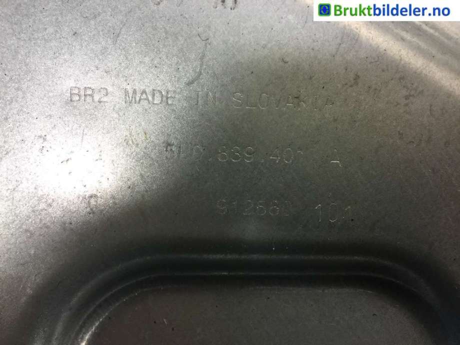 Ruteheis til Škoda Yeti 2009-2013 (Fase 1)  (SKODA|5L0 837 401 A|)