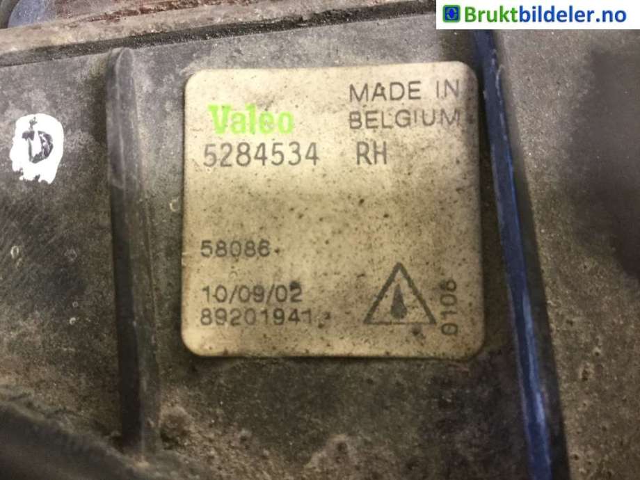 Tåkelykt venstre foran til Saab 9-5 2001-2005 (Type I, Fase 2) (SAAB|89201931|5284526|)