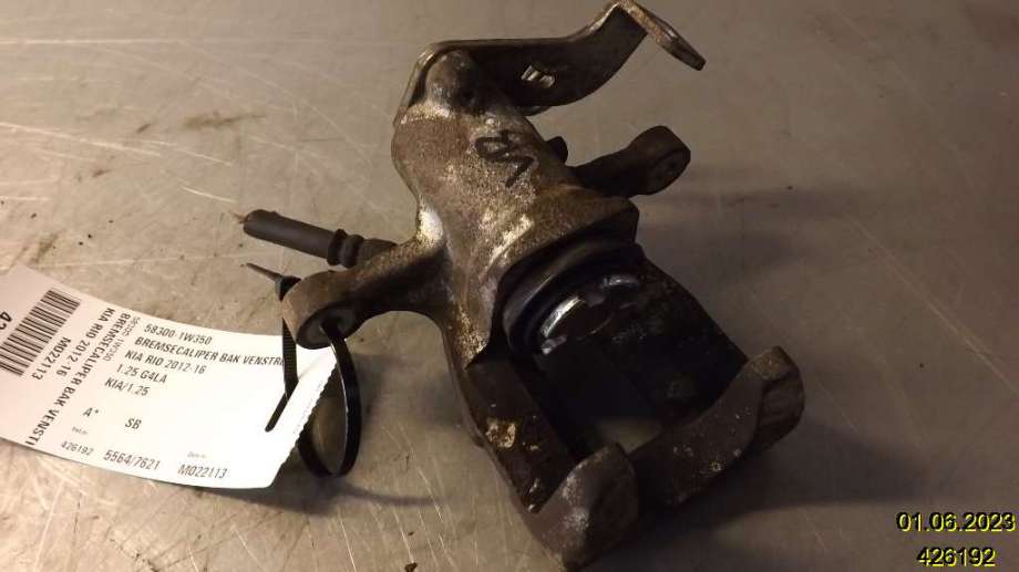 Bremsecaliper venstre bak til Kia Rio, 2011-2017 Type III  (KIA|58300-1W350)