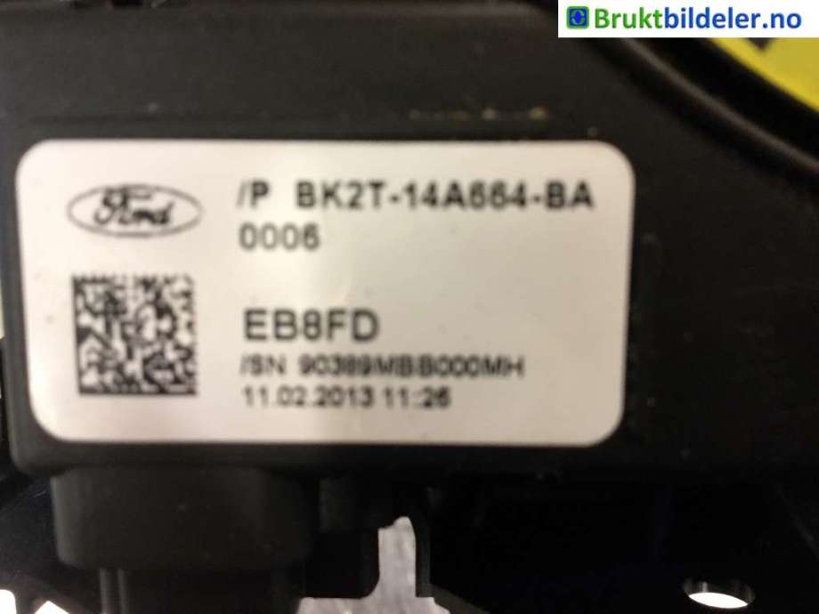 Airbag slepering til Ford Transit Custom 2013-2023 (Type I) (FORD|BK2T-14A664-BA|)
