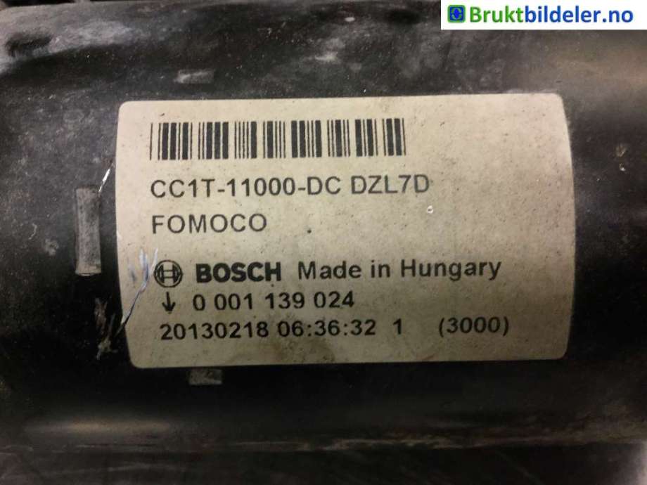 Starter diesel til Ford Transit Custom 2013-2023 (Type I) (FORD|CC1T-11000-DC|0 001 139 024|)