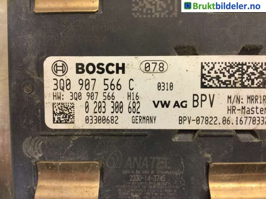 Sensor diverse til VW Passat 2015-2019 (Fase 1) (B8) (B8) (VOLKSWAGEN|3Q0 907 566 C|)
