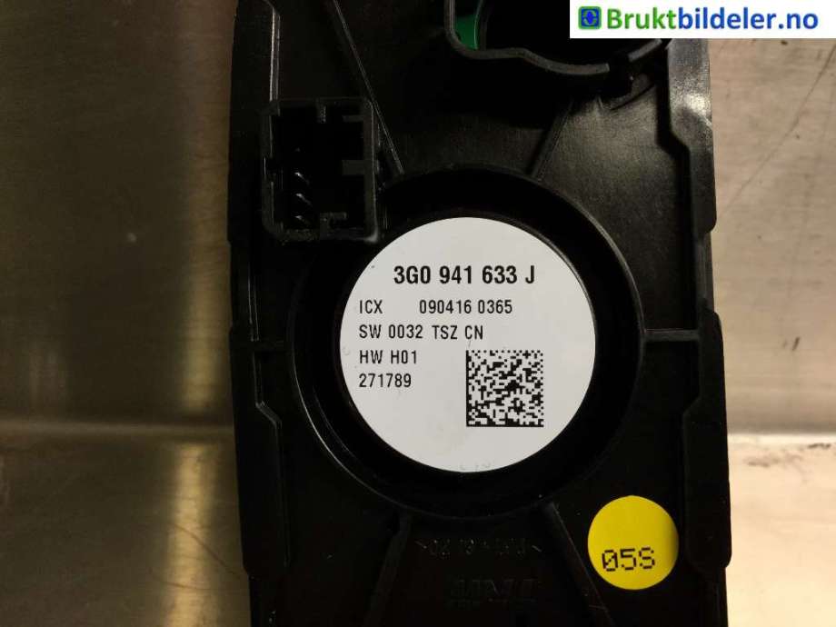 Bryter lys til VW Passat 2015-2019 (Fase 1) (B8) (B8) (VOLKSWAGEN|3G0 941 633 J|)