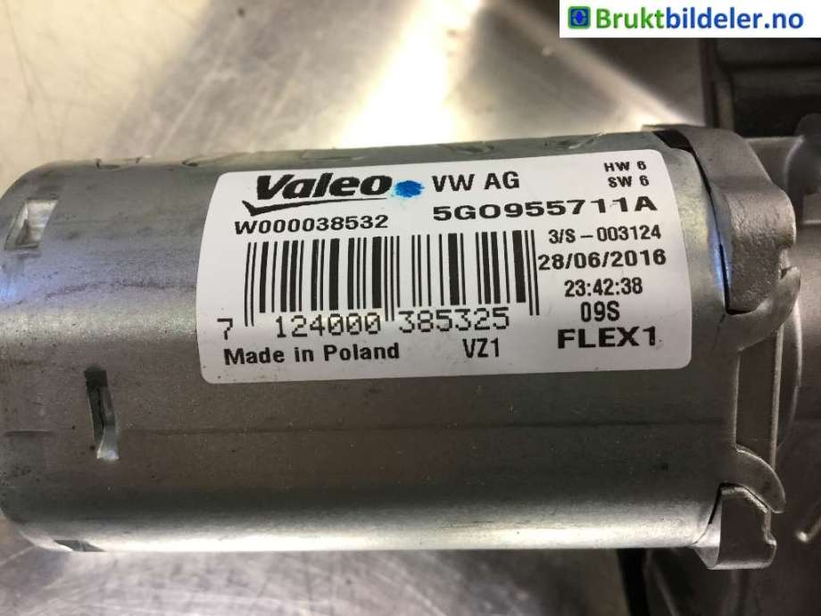 Viskermotor bakrute til VW Passat 2015-2019 (Fase 1) (B8) (B8) (VOLKSWAGEN|5G0 955 711 A|)