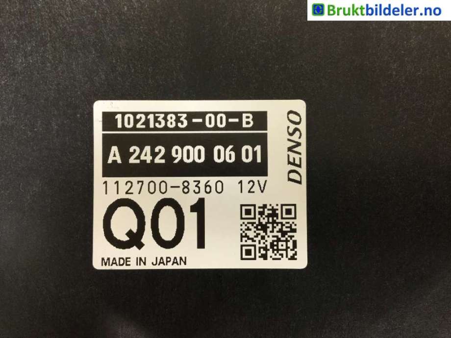 Styreenhet elektrisk parkbrems (EPB - Electric Parking Brake) til Mercedes B-Klasse 2011-2018 (W246) (W246) (MERCEDES|A 242 900 06 01|112700-8360|1021383-00-B)