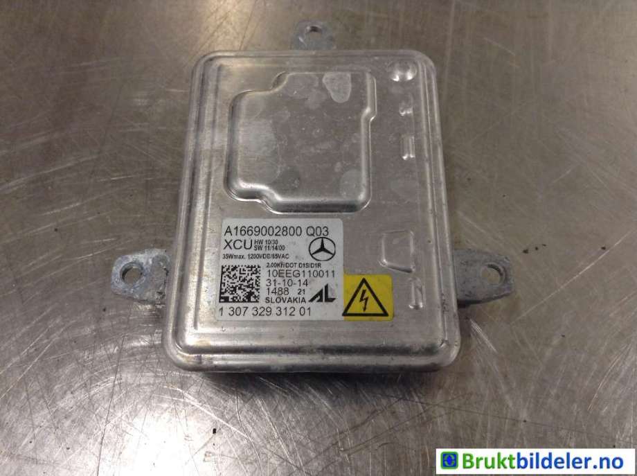 Styreenhet xenon/ballast til Mercedes B-Klasse 2011-2018 (W246) (W246) (MERCEDES|A 166 900 28 00|1 307 329 312 01|)
