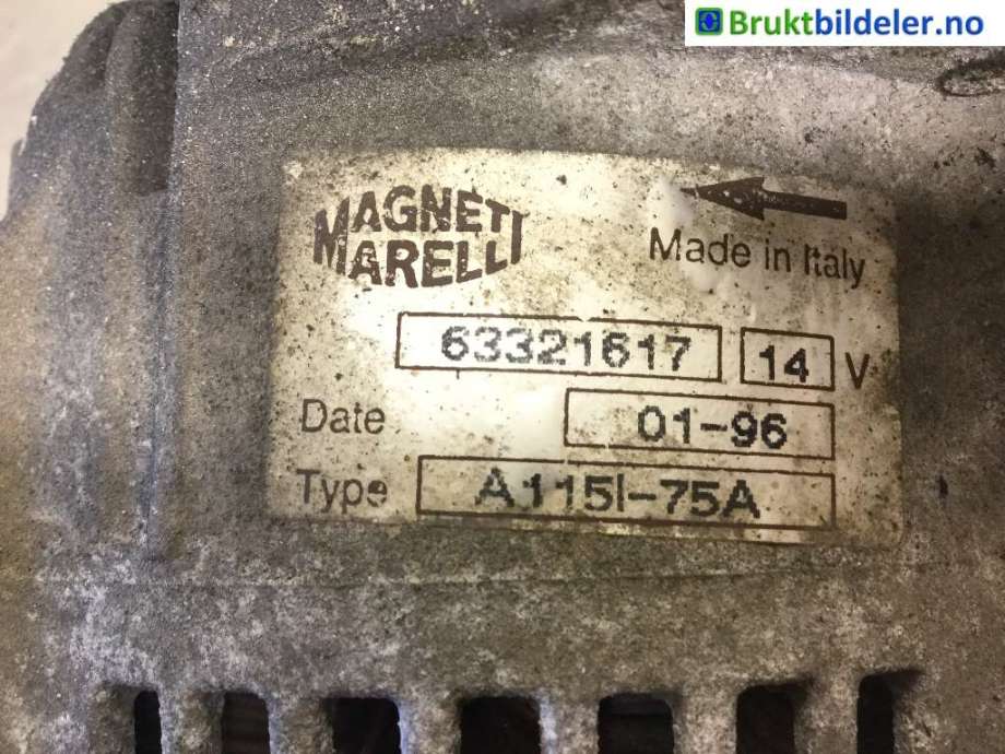 Dynamo til Fiat Ducato 1994-2002  (FIAT|63321617|)