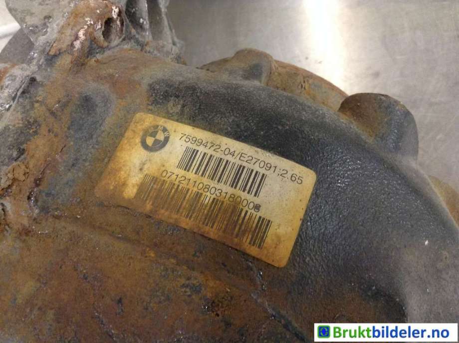 Kardang klokke bak til BMW 1-Serie 2011-2015 (Fase 1) (F20/F21) (F20/F21) (BMW|7 599 472-04|E27091|)