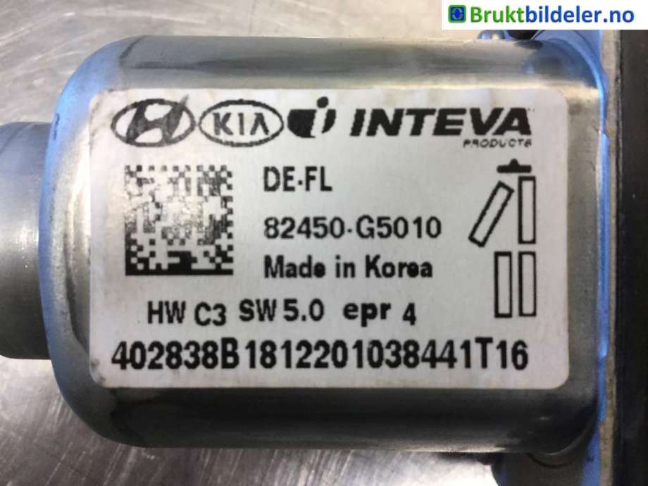 Ruteheis høyre foran til Kia Niro 2016-2021  (KIA|82460-G5010||82460G 5010)