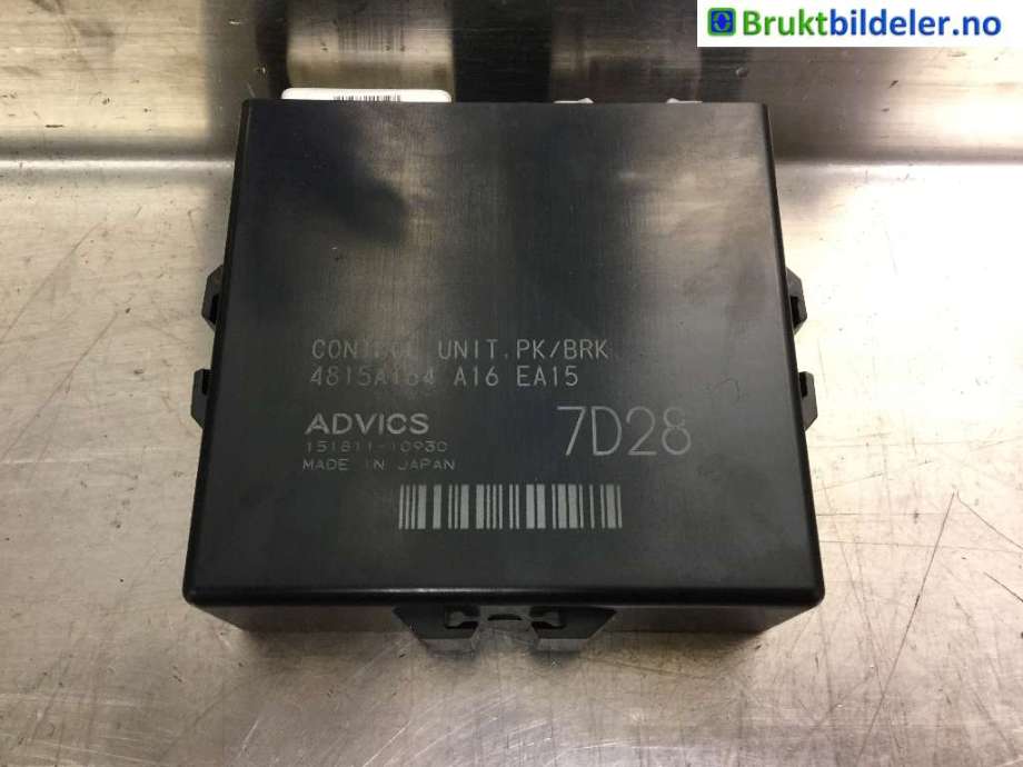 Styreenhet elektrisk parkbrems (EPB - Electric Parking Brake) til Mitsubishi Outlander, 2015-->> (Type III, Fase 2)  (MITSUBISHI|4815A164)
