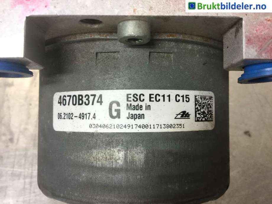 ABS sentral til Mitsubishi Outlander 2015-->> (Type III, Fase 2) (MITSUBISHI|4670B374|)
