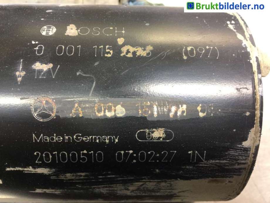 Starter diesel til Mercedes R-Klasse 2006-2013 (W251) (W251) (MERCEDES|A 006 151 98 01|0 001 115 096|)