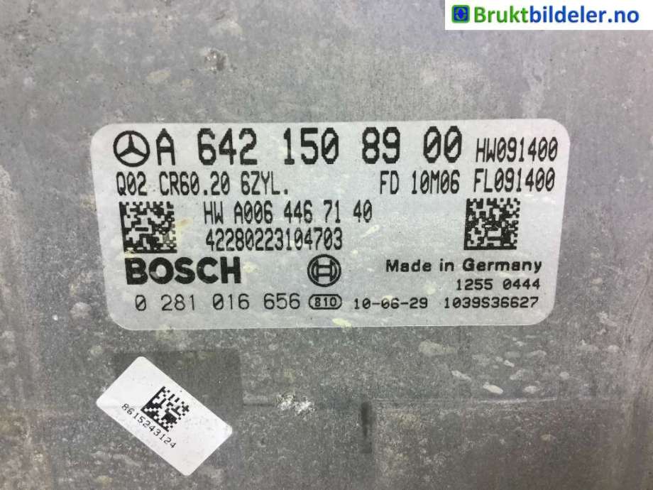 Styreenhet motor til Mercedes R-Klasse 2006-2013 (W251) (W251) (MERCEDES|A 642 150 89 00|)