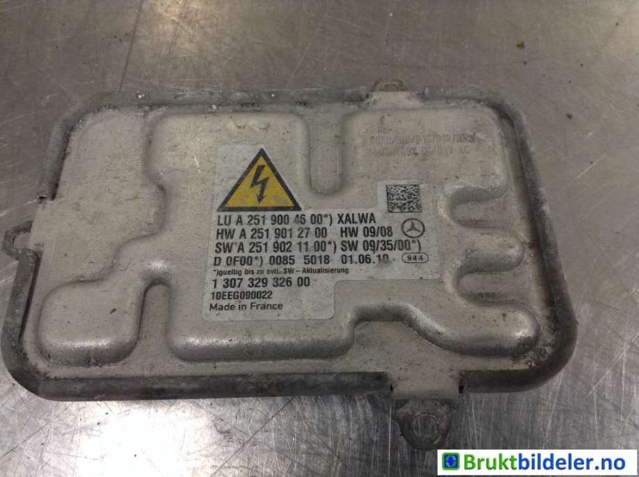 Styreenhet xenon/ballast til Mercedes R-Klasse 2006-2013 (W251) (W251) (MERCEDES|A 251 900 46 00|1 307 329 326 00|)