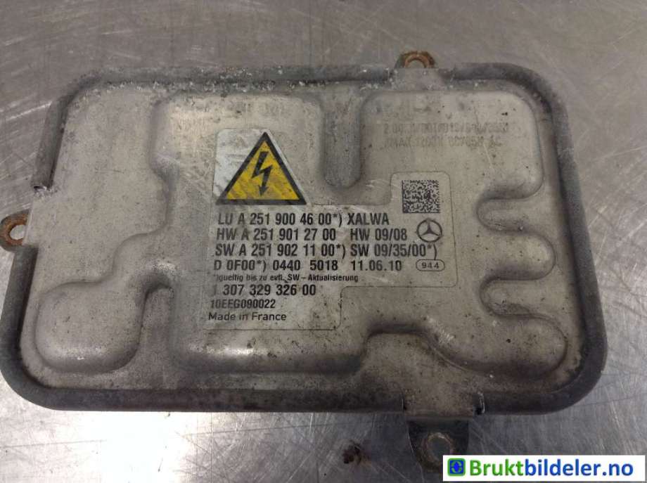 Styreenhet xenon/ballast til Mercedes R-Klasse 2006-2013 (W251) (W251) (MERCEDES|A 251 900 46 00|1 307 329 326 00|)