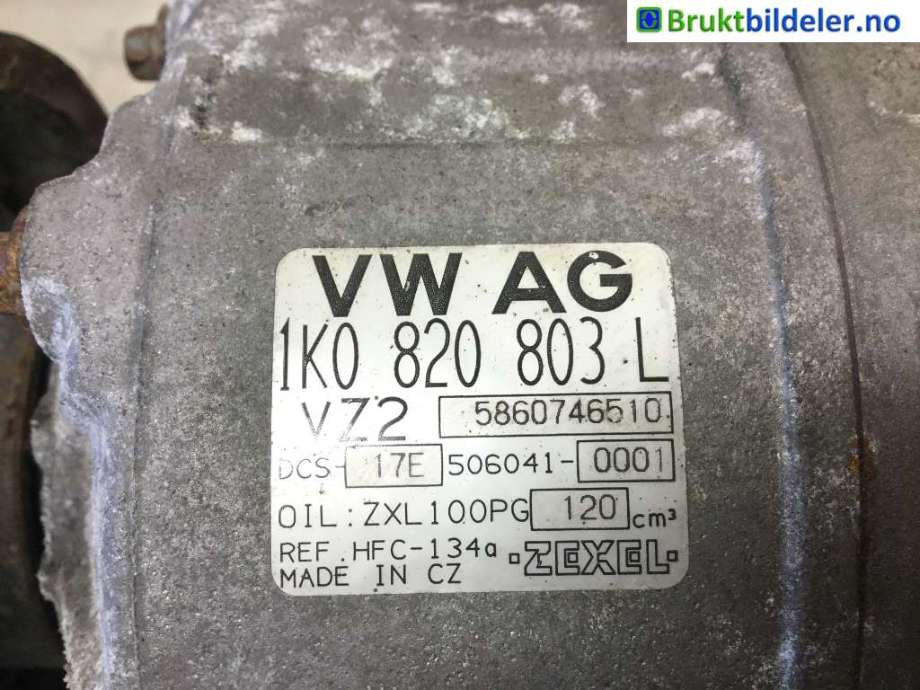 Aircondition kompressor til VW Jetta 2005-2010 (VOLKSWAGEN|1K0 820 803 L|)