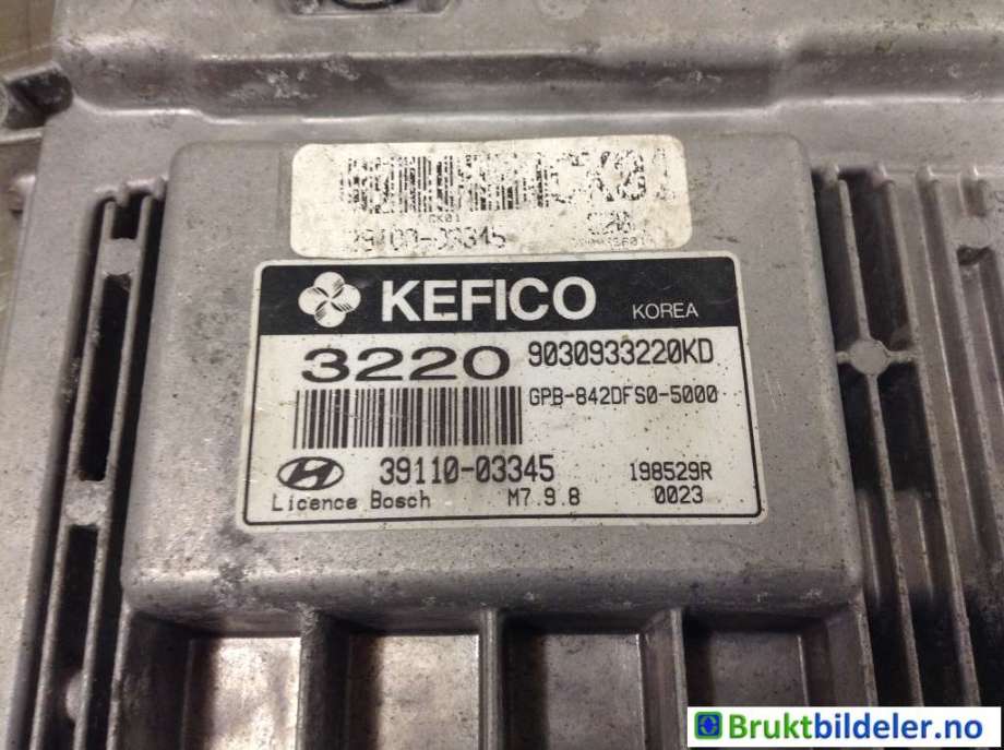 Styreenhet motor til Hyundai i20 2009-2014 (Type I)  (HYUNDAI|39110-03345|9030933220KD|)