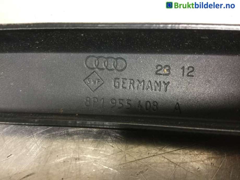 Viskerarmer frontrute til Audi A3 2009-2012 (Type II, Fase 2)  (AUDI|8P1 955 408 A|)